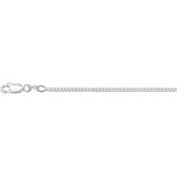 Collier - Gourmette - Zilver - 4-zijdes Geslepen - 2,1 mm
