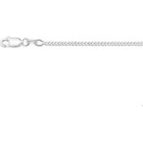 Collier - Gourmette - Zilver - 4-zijdes Geslepen - 2,1 mm