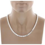 Konings - 6,0 mm - Zilveren Sieraden Accessoire - Wit