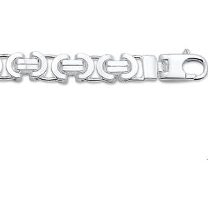 konings plat 8,5 mm zilver wit 1002077