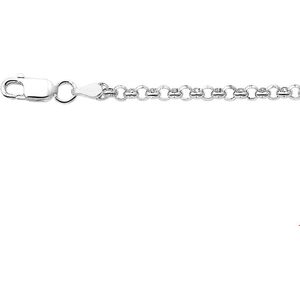 jasseron 3,4 mm zilver wit 1014744
