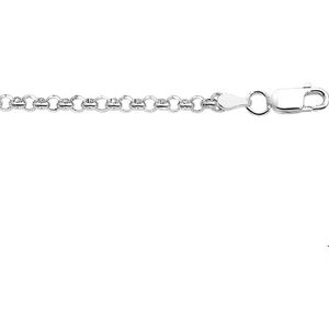 The Jewelry Collection Ketting Jasseron 3,5 mm - Zilver