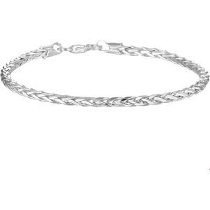 Vossestaart - 3,0 mm - Zilver - Armband