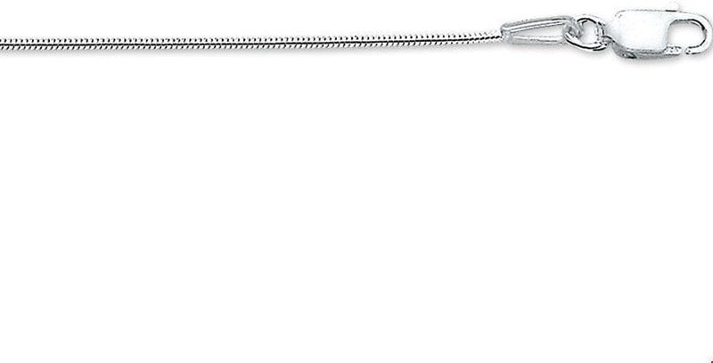 Zilveren Slangenketting - 42 cm - Echt Zilver - Dikte 0,9 mm
