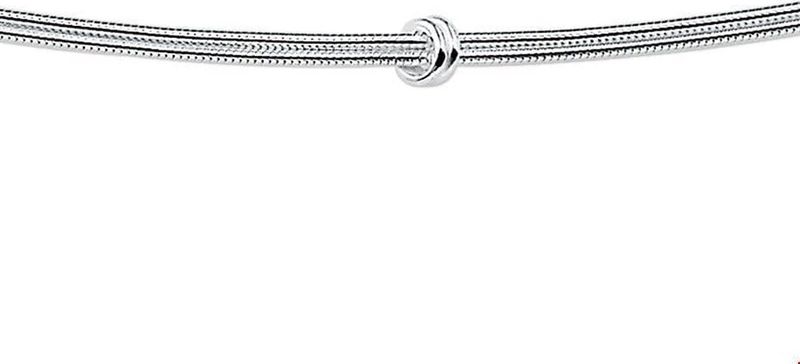 Armband - Zilver - Slang en Knoop - 1,5 mm - 1002521