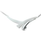 Collier Tussenstuk Zirkonia Poli/mat 42 Cm