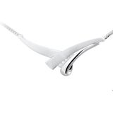 Collier Tussenstuk Zirkonia Poli/mat 42 Cm