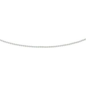 collier anker rond 0,8 mm 14K witgoud 4102114