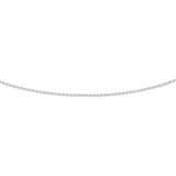 Collier - Anker Rond - 0,8 mm - 14K Witgoud
