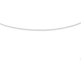 Collier - Anker Rond - 0,8 mm - 14K Witgoud