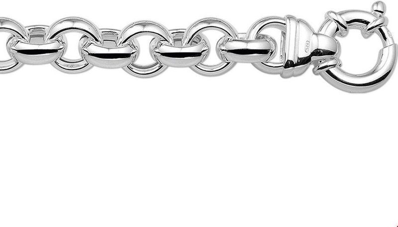 Collier Jasseron 6 mm - Zilver - Groot Springslot