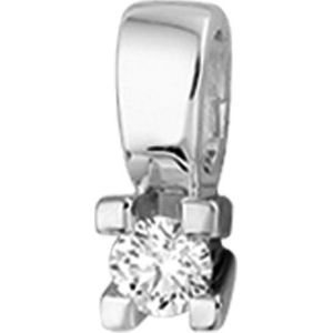 Hanger - Witgoud - 0.15ct - H SI - 14K - Diamant