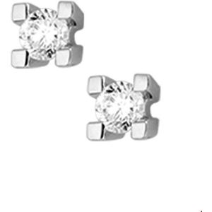 Huiscollectie - 4102129 - Oorstekers - Witgoud - Met Diamant