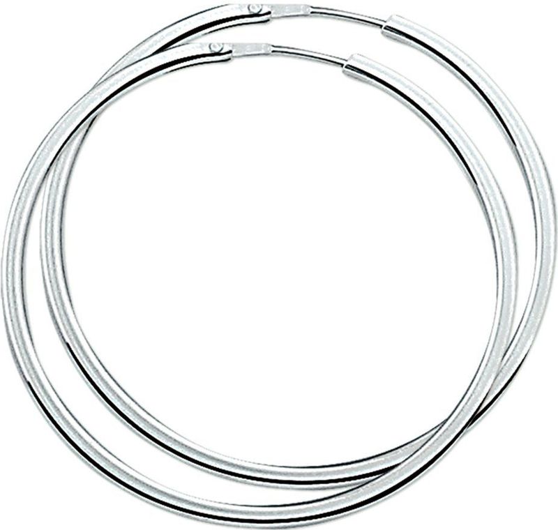 TFT - Huiscollectie - Oorringen - Zilver - Gerhodineerd - Glanzend - 2 mm x 38 mm