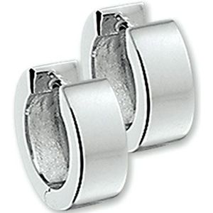Klapoorringen - Gerhodineerd Zilver - 5 mm - Vlak
