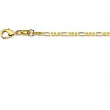 Collier - Figaro - Geel - 2,3 mm - Doubl 10/000