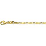 Collier - Figaro - Geel - 2,3 mm - Doubl 10/000