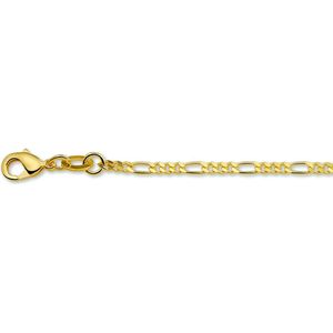 Collier - Figaro - Geel - 2,3 mm - Doubl 10/000
