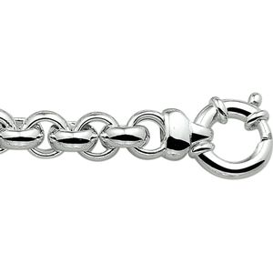 The Jewelry Collection Ketting Jasseron 10 mm - Zilver