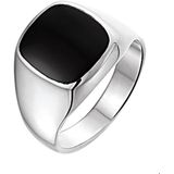 zegelring massief onyx zilver wit 1018095