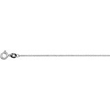 Collier - Anker Plat - 1,2 mm - 14K Witgoud