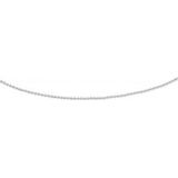 Collier - Anker Plat - 1,2 mm - 14K Witgoud