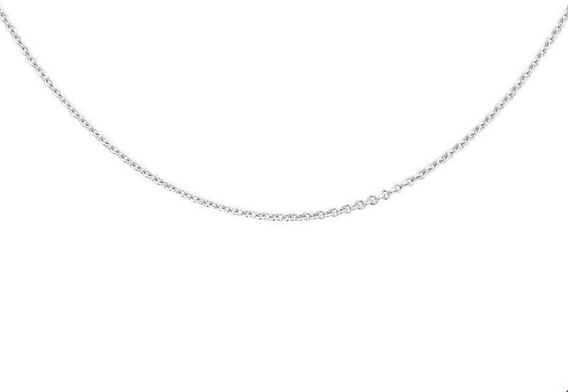 Collier - Anker Plat - 1,2 mm - 14K Witgoud