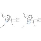 Oorringen - Geelgoud - 1,5 mm Ronde Buis - 14K