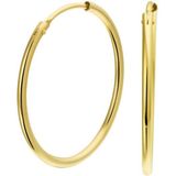 Oorringen - Geelgoud - 1,5 mm Ronde Buis - 14K
