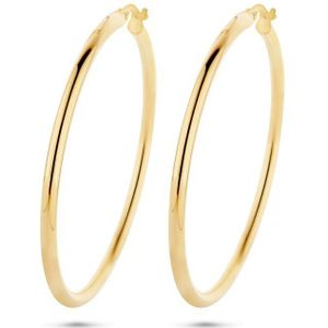 Oorringen - Geelgoud - Ronde Buis - 14K