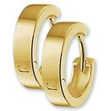 Klapoorringen - 3,5 mm - Vlak - 14K Geelgoud