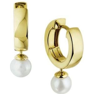 Geelgouden Klapoorringen parel 4010808