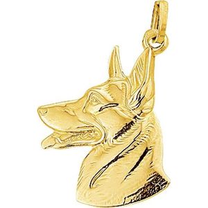 hanger herdershond 14K geelgoud 4009325