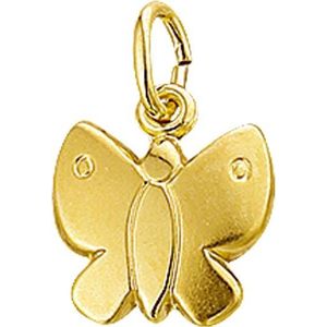 The Kids Jewelry Collection Bedel Vlinder Poli/mat - Goud
