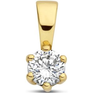 hanger zirkonia 14K geelgoud 4010166