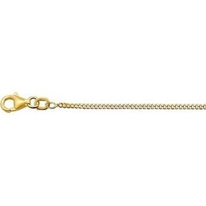 The Jewelry Collection Ketting Gourmet 1,6 mm - Goud