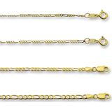 Figaro - Armband - Geelgoud - 14K - 2,7 mm Schakelbreedte