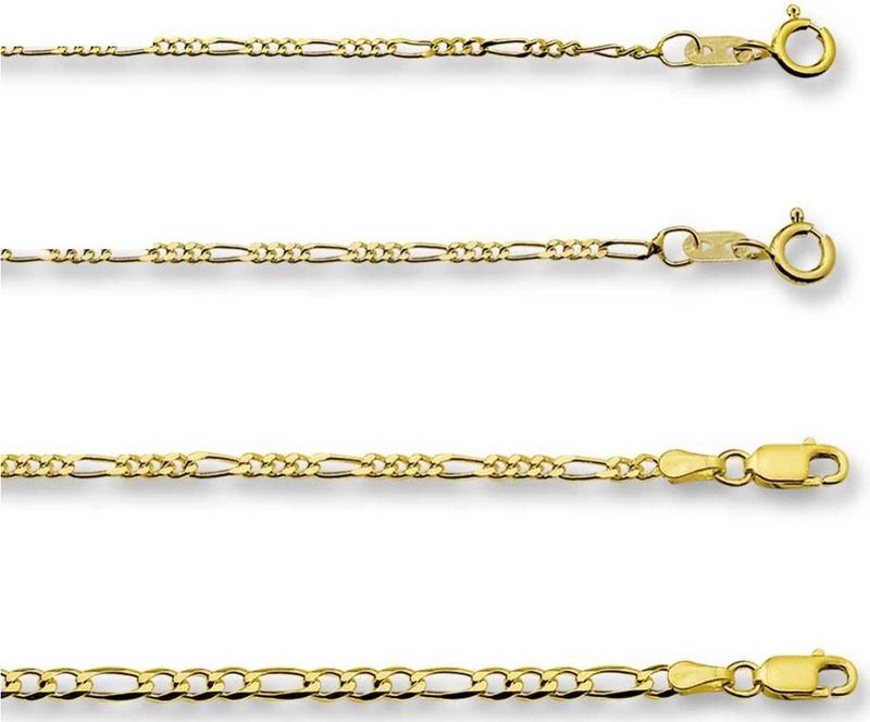 Figaro - Armband - Geelgoud - 14K - 2,7 mm Schakelbreedte