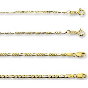 Figaro - Armband - Geelgoud - 14K - 2,7 mm Schakelbreedte