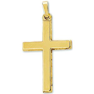 The Jewelry Collection - Geelgouden Hanger - Kruis
