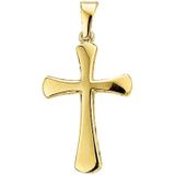 Hanger - Kruis - 14K Geelgoud
