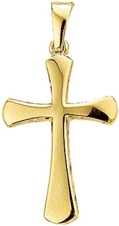 Hanger - Kruis - 14K Geelgoud