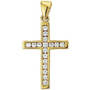 Trendjuwelier huiscollectie 4009570 Gouden bedel kruis
