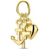 Hanger Geloof - Hoop En Liefde - Sieraden - Goud - Gepolijst