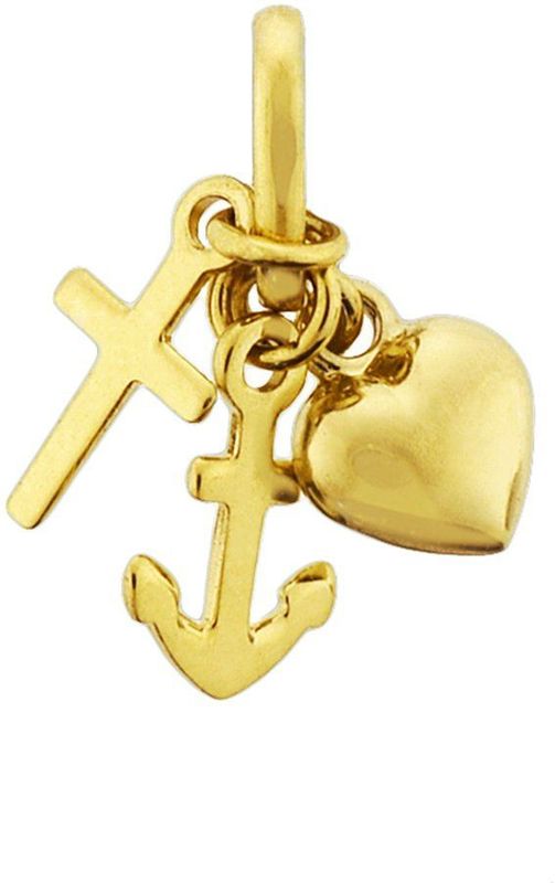 Hanger Geloof - Hoop En Liefde - Sieraden - Goud - Gepolijst