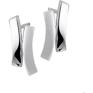 Huiscollectie - 4101142 - Witgouden Oorbellen - Gerhodineerd - 12 mm lang - 6 mm breed