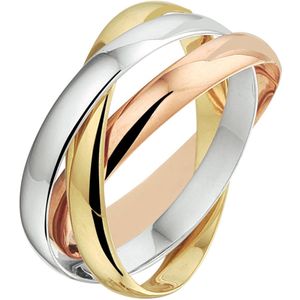 Trinity - Tricolor - Ringen - 14K Tricolor Goud