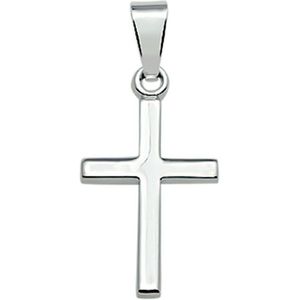 Hanger Kruis Zilver Wit
