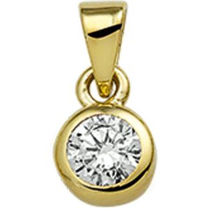 hanger zirkonia 14K geelgoud 4014819