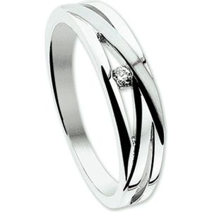 Ring - Witgoud - 0.03Ct H Si - Diamant